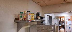 lot 44847 image: 49in Metal Shelf (contents not included)