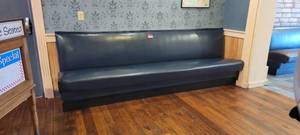 lot 49553 image: Blue Vinyl Waiting Area Booth 109