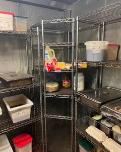 lot 9503 image: 6-Tier Stainless Steel Corner Shelf