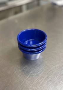 lot 9539 image: Lot of 24 Blue Bowls