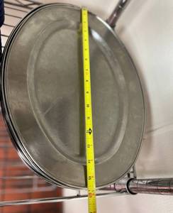 lot 9548 image: Lot of 10 Silver Platters