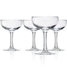 lot 1643 image: Luminarc Barcraft 5.5 oz. Glass Coupe Cocktail (4-pack)