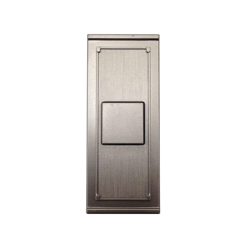 lot 1646 image: Defiant Wireless Door Bell Push Button, Brushed Nickel