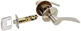 lot 1794 image: (unknown hardware) Schlage F10VMER619 Merano Hall and Closet Lever, Satin Nickel (B004Y761UI)