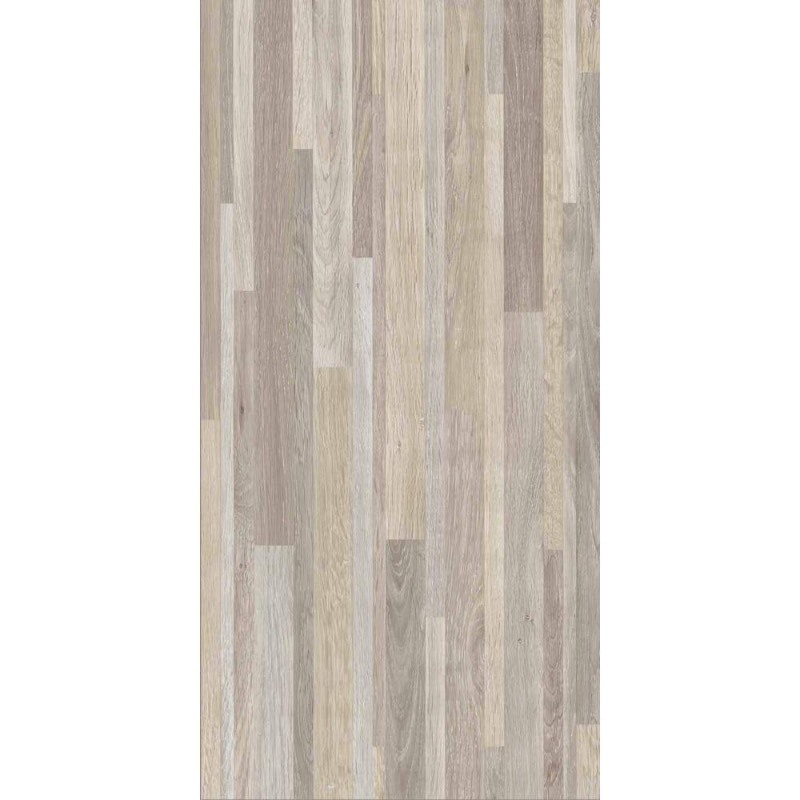 lot 1798 image: 12 in. x 24 in. Taupe Banded Wood Peel and Stick Parquet Vinyl Tile Flooring (20 sq. ft.  case)