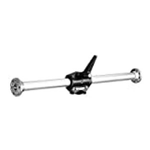 lot 2667 image: Manfrotto 131d Horizontal Double Head Accessory Arm - Silver (for Mounting 2 At