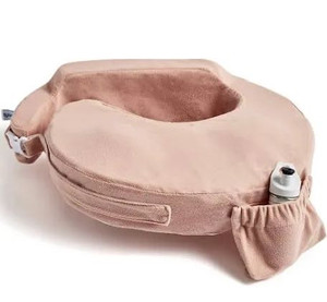 lot 2683 image: My Brest Friend Deluxe Nursing Pillow Slipcover Sleeve  Great for Breastfeeding Moms  Pillow Not Included, Soft Rose