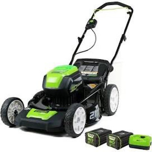 lot 2747 image: Greenworks Pro 80V 21 Brushless Cordless Lawn Mower
