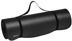 lot 2760 image: Amazon Basics 12-Inch Extra Thick Exercise Yoga Mat - sliced but works fine