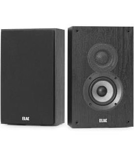 lot 2762 image: ELAC Debut 2.0 OW4.2 On-Wall Speakers, Black (Pair)