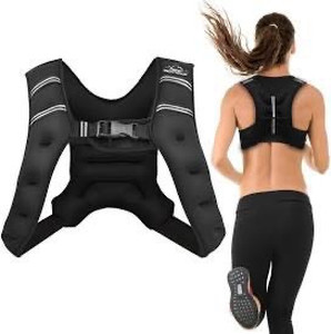 lot 2821 image: weighted jogging vest 12lbs