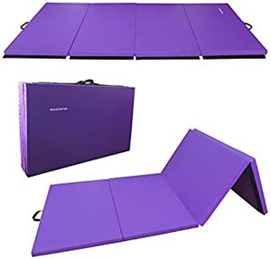 lot 2836 image: BalanceFrom BFGR-01PP All-Purpose Extra Thick High Density Anti-Tear Gymnastics Folding Exercise Aerobics Mats, 4 x 10 x 2 (B07143NVSL)