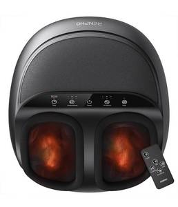 lot 41722 image: RENPHO Foot Massager Machine with Heat and Remote, Gifts for Men and Women, Shiatsu Deep Kneading, Delivers Relief for Tired Muscles and Plantar Fasciitis, Fits Feet Up to Men Size 12