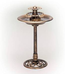 lot 41728 image: Alpine Corporation TEC106-BZ Alpine Floor Fountain, 35, Bronze