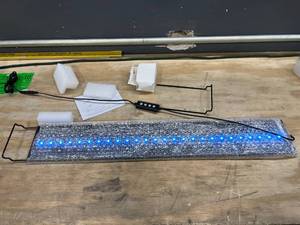 lot 41737 image: hygger 26W 247 Lighting Aquarium LED Light, Sunrise-Daylight-Moonlight Mode and DIY Mode, Adjustable Timer Adjustable Brightness Fish Tank Light with Extendable Bracket 7 Colors for Planted Tank