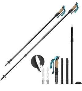 lot 41744 image: Multifunctional Climbing Stick Telescopic, Collapsible, Ultralight for Hiking, Camping, Mountaining, Backpacking, Walking, Trekking