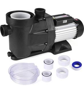 lot 41760 image: Oswerpon 2.5 HP Pool Pump,8880 GPH 1850W Powerful Above Ground Swimming Pool Pump with Strainer Basket.