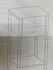 lot 58708 image: Hoobro Set of 2 Side Tables