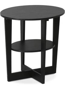 lot 58755 image: Furinno JAYA End Table, One, Walnut