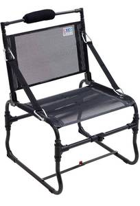 lot 58758 image: Rio Gear 12 Seat Height Compact Traveler Folding Chair with Strap Arms - Medium