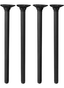 lot 60531 image: Kee Post Folding Table Leg (Set of 4)- Black