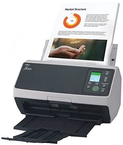 lot 60535 image: Fujitsu fi-8170 Professional High Speed Color Duplex Document Scanner - Network Enabled