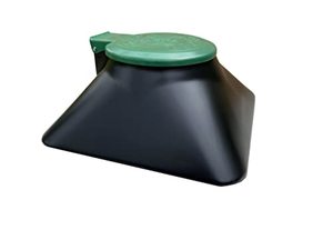 lot 60582 image: Doggie Dooley The Original In-Ground Dog Waste Disposal System, Black with Green Lid (3800X)