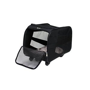 lot 60605 image: dbest products Pet Smart Cart Large Black 21L x 12W x 12H