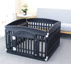lot 70270 image: Pet Playpen Foldable Gate for Dogs Heavy Plastic Puppy Exercise Pen with Door Portable Indoor Outdoor Small Pets Fence Puppies Folding Cage Medium Animals House Supplies