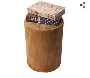 lot 72533 image: Athaliah Wood Side Table, Size Small ,Retail $142.88