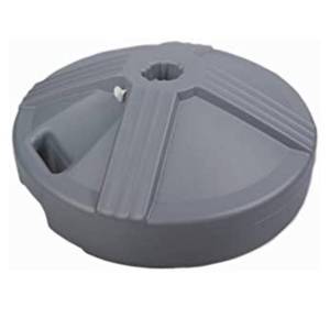 lot 72536 image: US Weight Durable Fillable Umbrella Base Designed to be Used with a Patio Table. Missing Plug