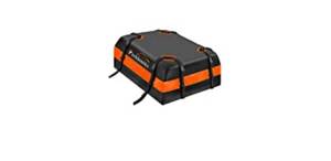 lot 72564 image: FIVKLEMNZ 15 Cubic Car Roof Bag Cargo Carrier, Waterproof Rooftop Cargo Carrier with Anti-Slip Mat  8 Reinforced Straps  4 Door Hooks, Suitable for All Vehicle withWithout Rack (15 Cubic)