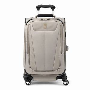 lot 72584 image: Travelpro Maxlite 5 Softside Expandable Luggage with 4 Spinner Wheels, Lightweight Suitcase, Men and Women, Champagne, Carry-On 21-Inch (B0B728QQ56)