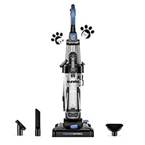 lot 27928 image: Eureka PowerSpeed Bagless Upright Vacuum Cleaner, Pet Turbo, Black (B091SWWH59)