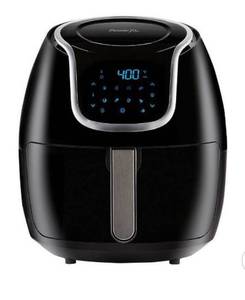 lot 64219 image: PowerXL 7qt Vortex Air Fryer - Black