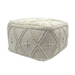 lot 64224 image: Fossa Handcrafted Boho Large Rectangular Pouf by Christopher Knight Home Retail$119.99