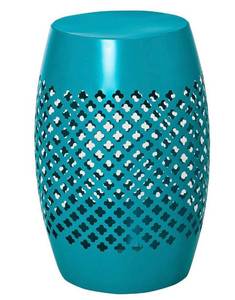 lot 64231 image: Outdoor Sunny Steel Patio End Table