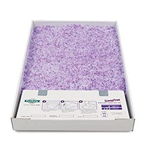 lot 64244 image: ScoopFree Lavender Crystals Litter Trays - 1 Pack (B015OMWA92)