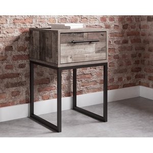 lot 64253 image: Signature Design by Ashley Neilsville Gray One Drawer Night Stand