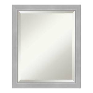 lot 64254 image: Vista Brushed Nickel Bathroom Vanity Wall Mirror Retail$98.99