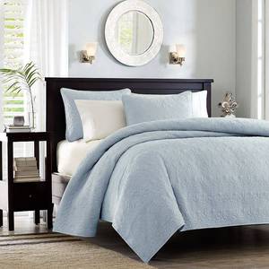 lot 64265 image: Madison Park Quebec 3-Pc. Coverlet Set, KingCalifornia King