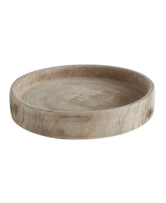 lot 8067 image: 3R Studio Hand Carved Wood Tray