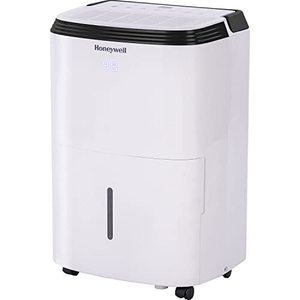 lot 5619 image: Honeywell, White TP50WK Energy Star Dehumidifier for Medium Basement & living room up to 3000 sq. ft. with Anti-Spill Design & Filter Change Alert