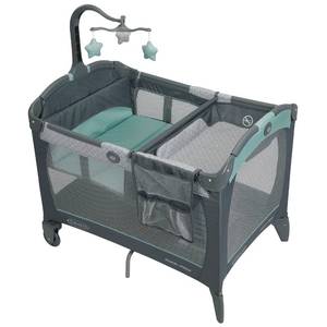 lot 5652 image: Graco Pack n Play Playard with Change n Carry Portable Changing Pad, Manor