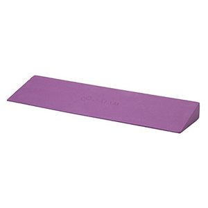lot 5686 image: Gaiam Yoga Block Wedge - Lightweight EVA Foam - Yoga Wedge for Wrist and Lower Back Support - Slant Board for Comfortable Yoga Poses and Angles, (20 L x 6 W x 2 H), Deep Purple