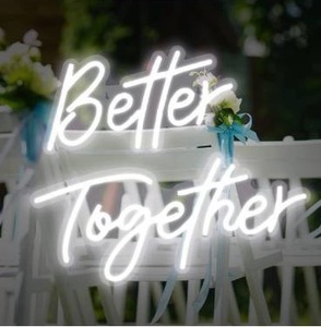 lot 5697 image: Vevor Better Together Neon Sign