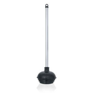 lot 5699 image: Neiko 60166A Heavy Duty All-Angle Toilet Plunger with Aluminum Handle