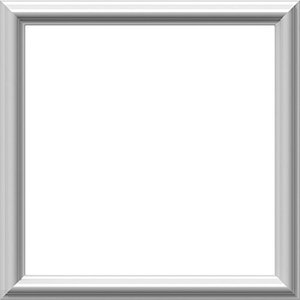lot 5540 image: Ekena Millwork PNL20X20AS-01 20W x 20H x 12P Ashford Molded Classic Wainscot Wall Panel,Factory Primed White