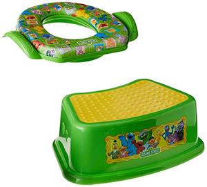 lot 5548 image: Sesame Street 2 Piece Essential Potty Training Duo Kit