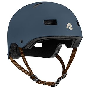 lot 5596 image: Retrospec Dakota Bicycle  Skateboard Helmet for Adults - Commuter, Bike, Skate, Scooter, Longboard & Incline Skating - Highly Protective & Premium Ventilation- Medium - Matte Navy